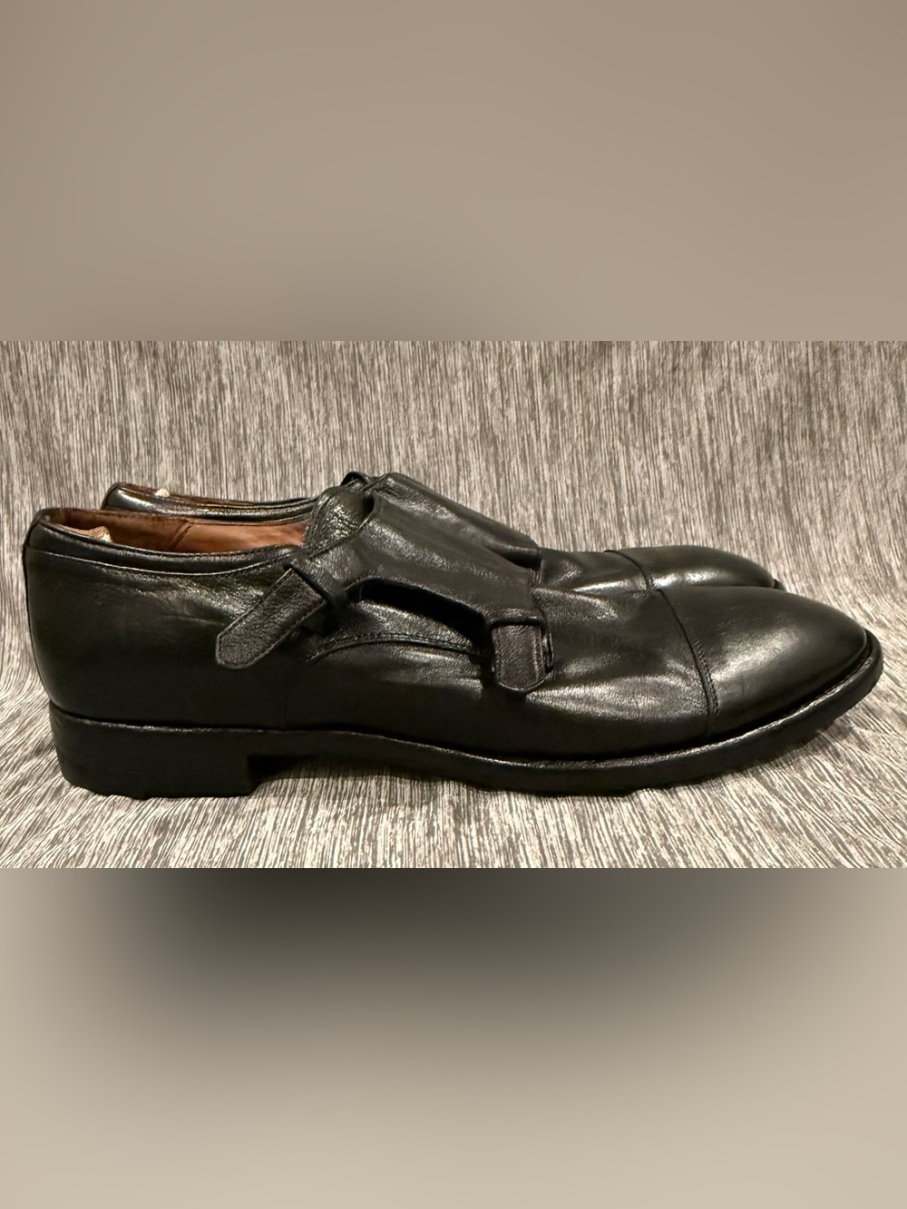 Officine Creative Princeton Leather Monk Strap Shoes